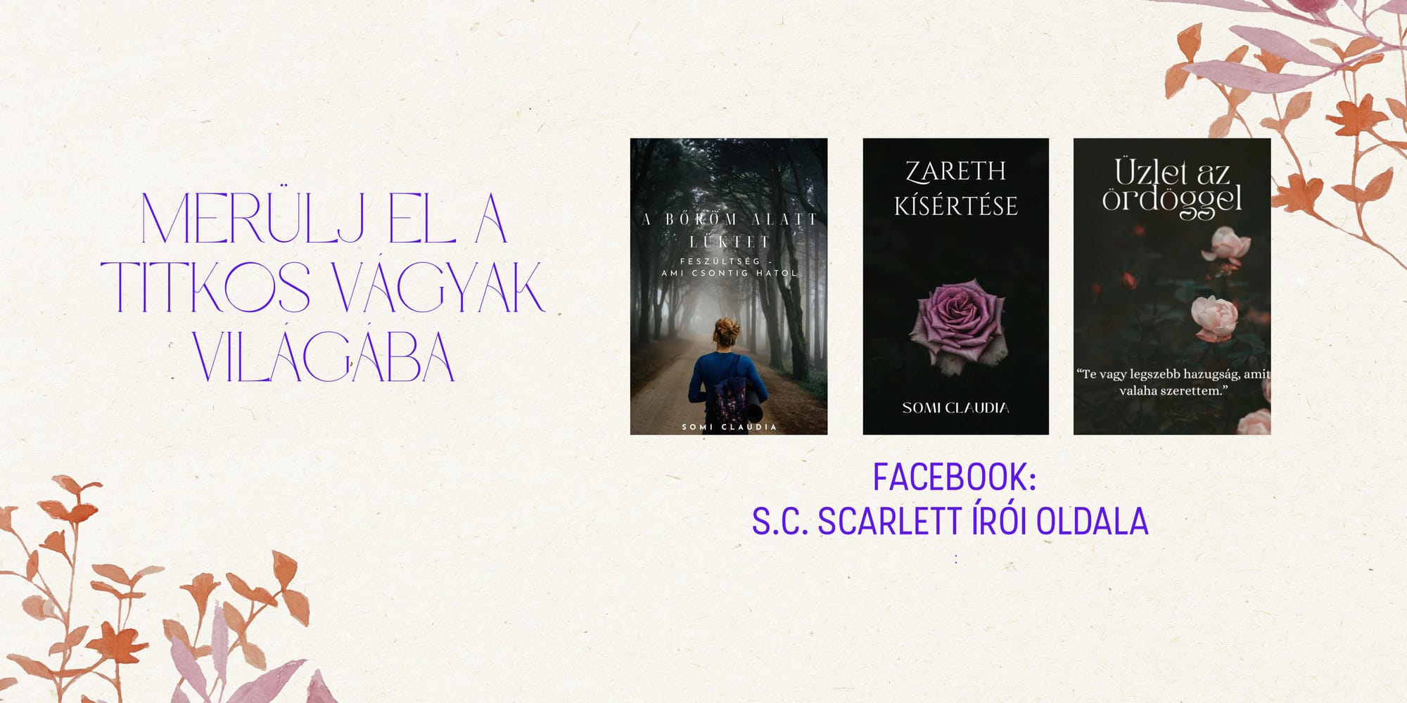S.C. Scarlett írói oldala